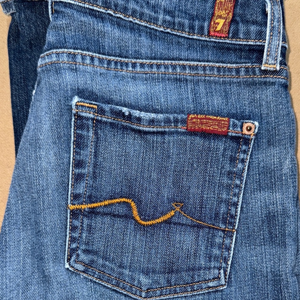 7 For All Mankind Indigo Denim Jeans